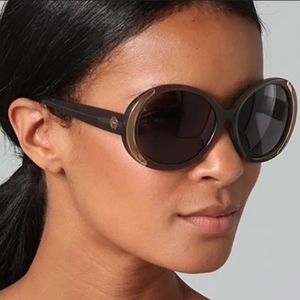 SOLD! House of Harlow 1960 'Nicole' Navy Blue/Silver Sunglasses